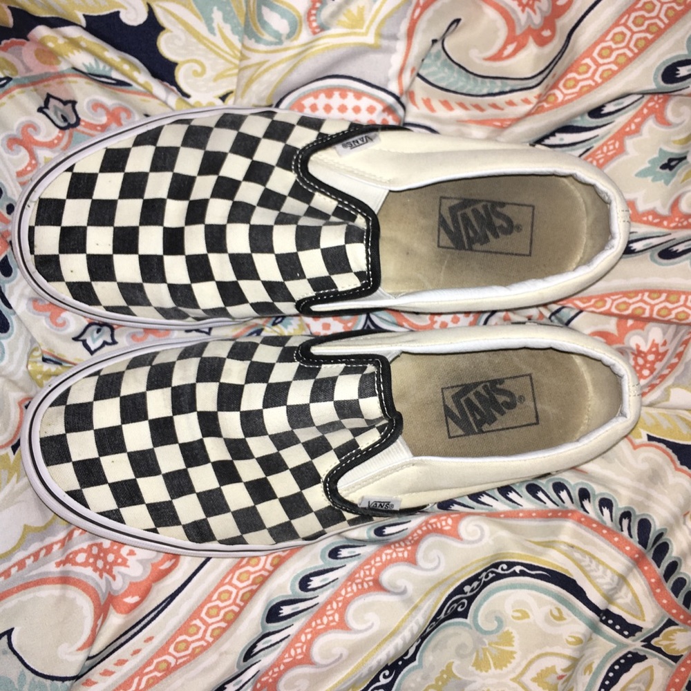 Checkered Vans